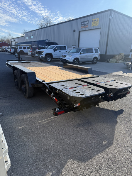 New 2026 BWISE 20' - 16K - Equipment Trailer - Full Width Ramps