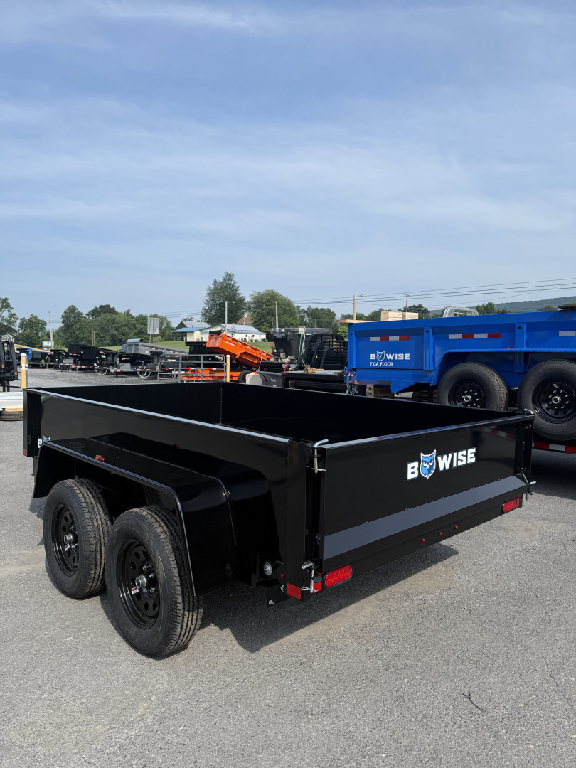 New 2026 BWISE 6x10 7K Light Duty Dump Trailer Dump Trailer