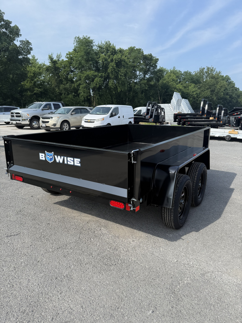 New 2026 BWISE 6x10 7K Light Duty Low Profile Dump Trailer