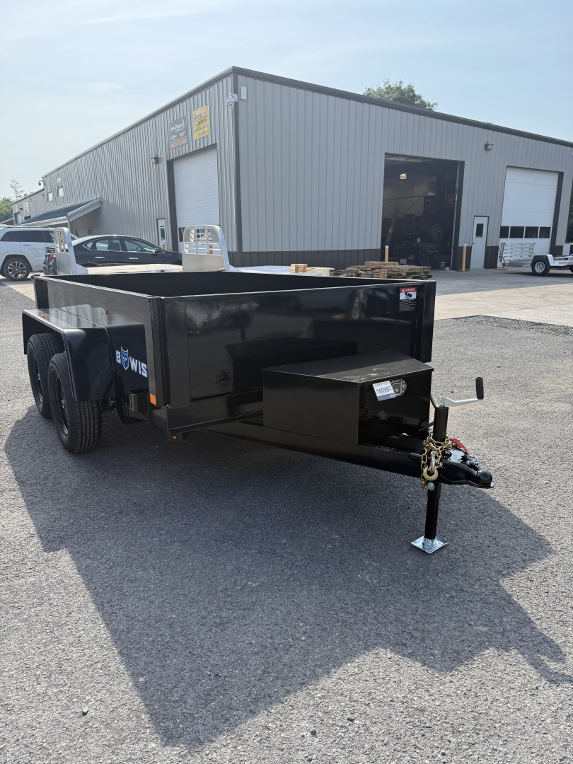 New 2026 BWISE 6x10 7K Light Duty Low Profile Dump Trailer