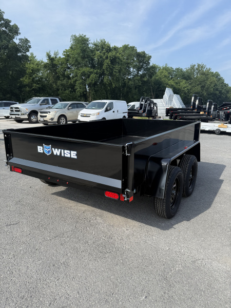 New 2026 BWISE 6x10 7K Light Duty Low Profile Dump Trailer