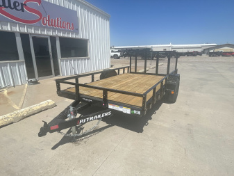 New 2026 PJ Trailers 77" x 14' U7141 Utility Trailer