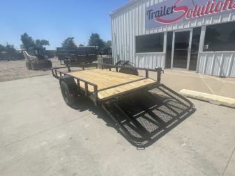 New 2026 PJ Trailers 77" x 14' U7141 Utility Trailer