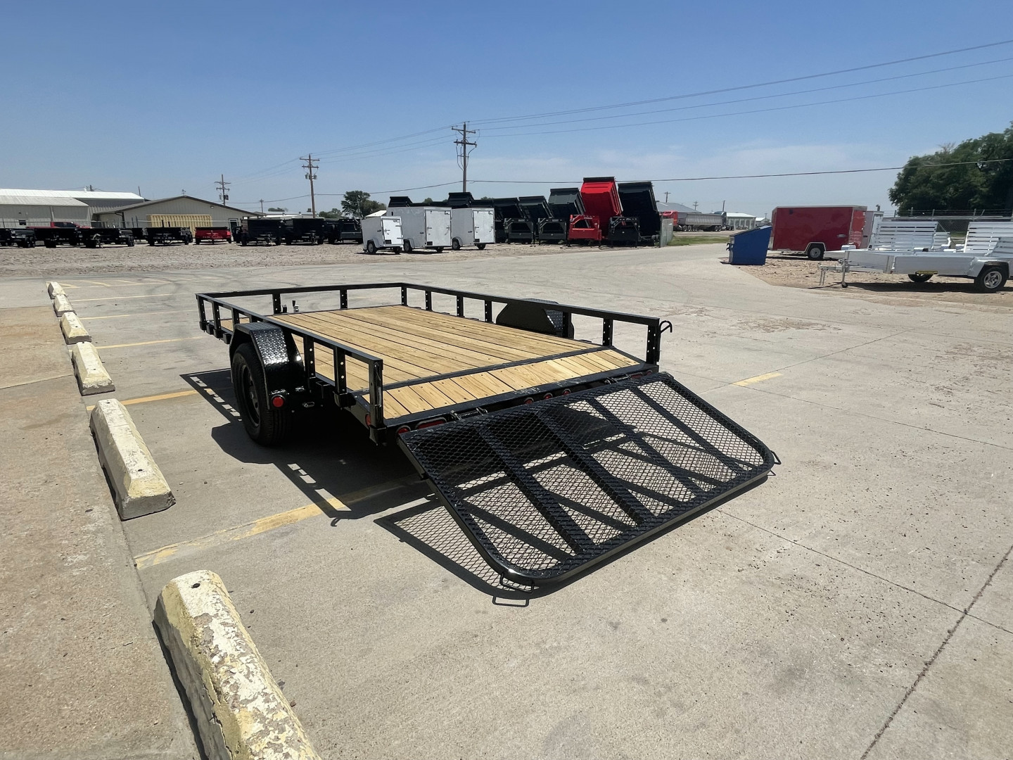 New 2025 PJ Trailers 83" x 12' U8121 Utility Trailer