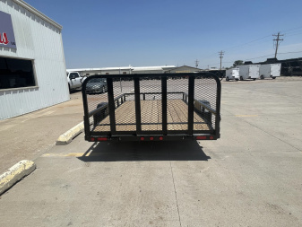 New 2025 PJ Trailers 83" x 12' U8121 Utility Trailer