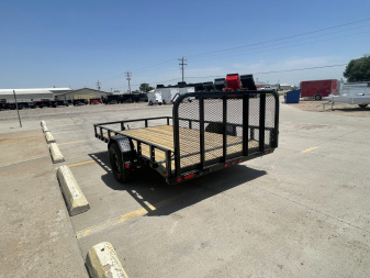 New 2025 PJ Trailers 83" x 12' U8121 Utility Trailer