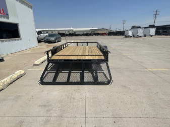 New 2025 PJ Trailers 83" x 12' U8121 Utility Trailer
