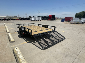 New 2025 PJ Trailers 83" x 12' U8121 Utility Trailer