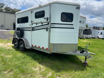 Used 2023 Gore Trailers 2 horse straight load w/side ramp Horse Trailer
