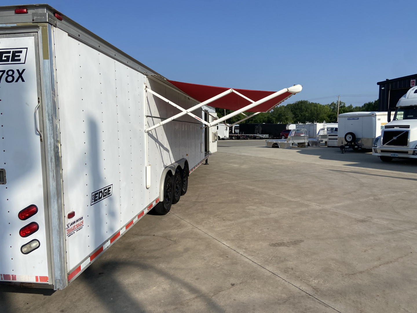 Used Haulmark 48' Enclosed Gooseneck Race Trailer
