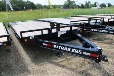 New 2026 PJ Trailers 24' F8 DECK OVER EQUIPMENT TRAILER WITH MONSTER RAMPS 48856 Equipment Trailer