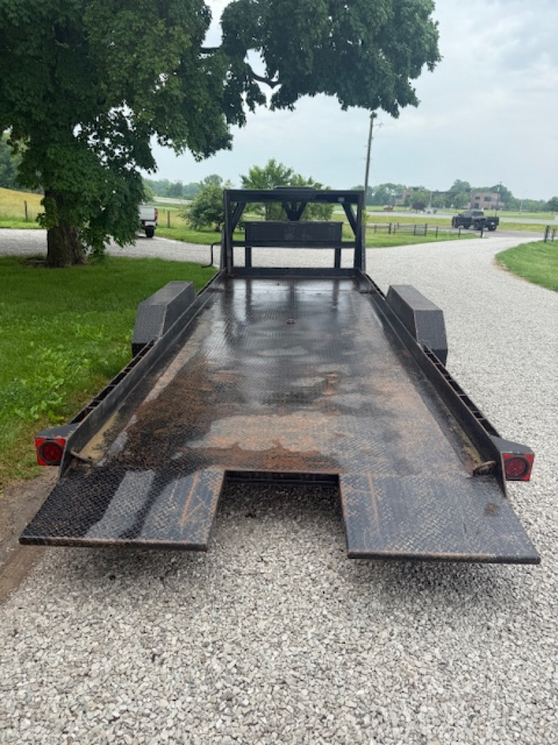 Used 2020 Imperial Trailer 7X20 8K GOOSENECK TILT w/ STEELFLOOR Tilt Trailer