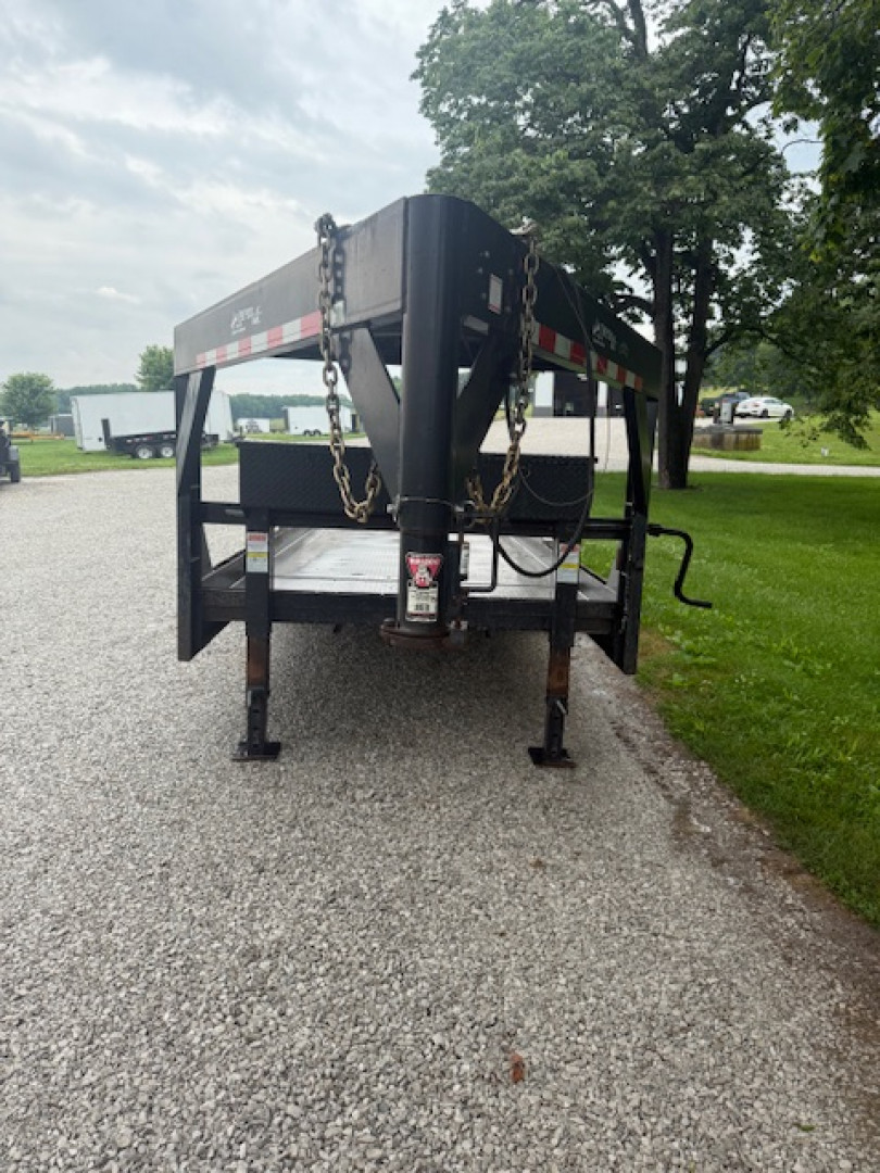 Used 2020 Imperial Trailer 7X20 8K GOOSENECK TILT w/ STEELFLOOR Tilt Trailer