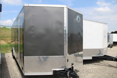 New 2025 Darkhorse Cargo 8.5X28 10K GVWR ENCLOSED CAR HAULER WITH REAR GATE 49212 Car Hauler