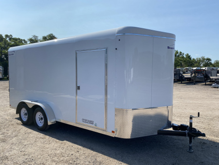 New 2025 Sharp Manufacturing 7X16 Cargo / Enclosed Trailer
