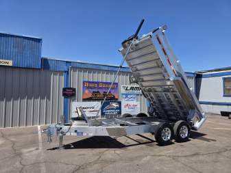 New 2026 EBY Trailers CB14K -7x14x2 Aluminum Dump Trailer