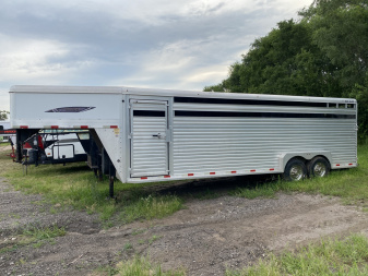 Used 2014 Titan Trailer 7x24 Livestock Trailer