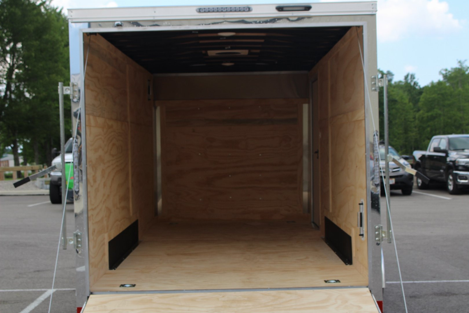 New 2025 Darkhorse Cargo DWRK 7X16 Flat Front Enclosed Cargo Trailer - Ramp Door - 9990# GVW