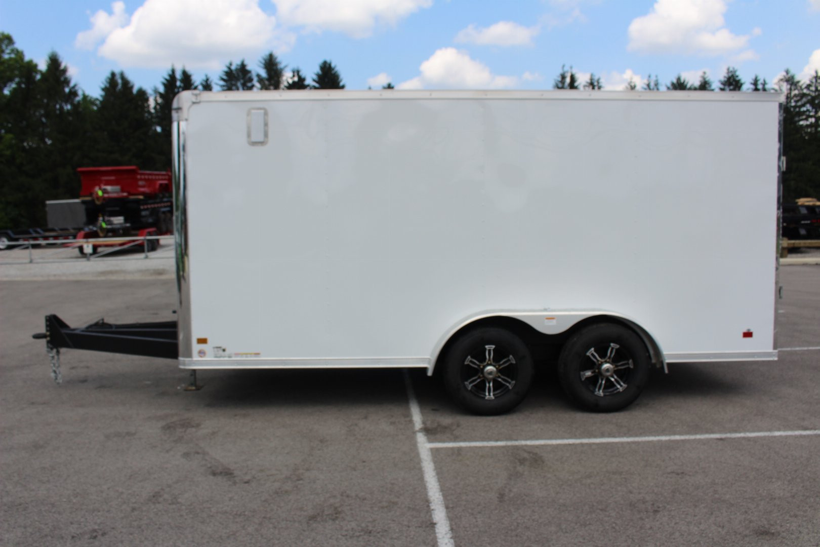 New 2025 Darkhorse Cargo DWRK 7X16 Flat Front Enclosed Cargo Trailer - Ramp Door - 9990# GVW