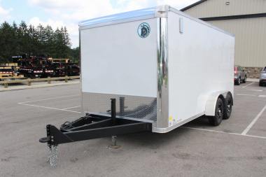 New 2025 Darkhorse Cargo DWRK 7X16 Flat Front Enclosed Cargo Trailer - Ramp Door - 9990# GVW