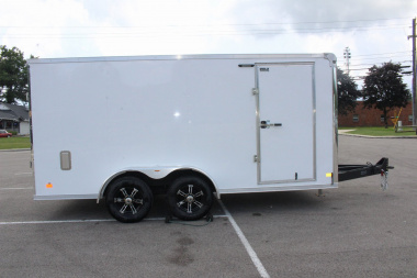 New 2025 Darkhorse Cargo DWRK 7X16 Flat Front Enclosed Cargo Trailer - Ramp Door - 9990# GVW