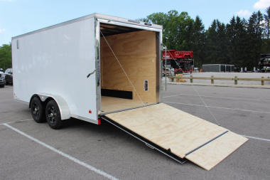 New 2025 Darkhorse Cargo DWRK 7X16 Flat Front Enclosed Cargo Trailer - Ramp Door - 9990# GVW