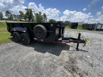 New 2025 TUFFDUMP 7x14 TANDEM AXLE LOW SIDE DUMP TRAILER