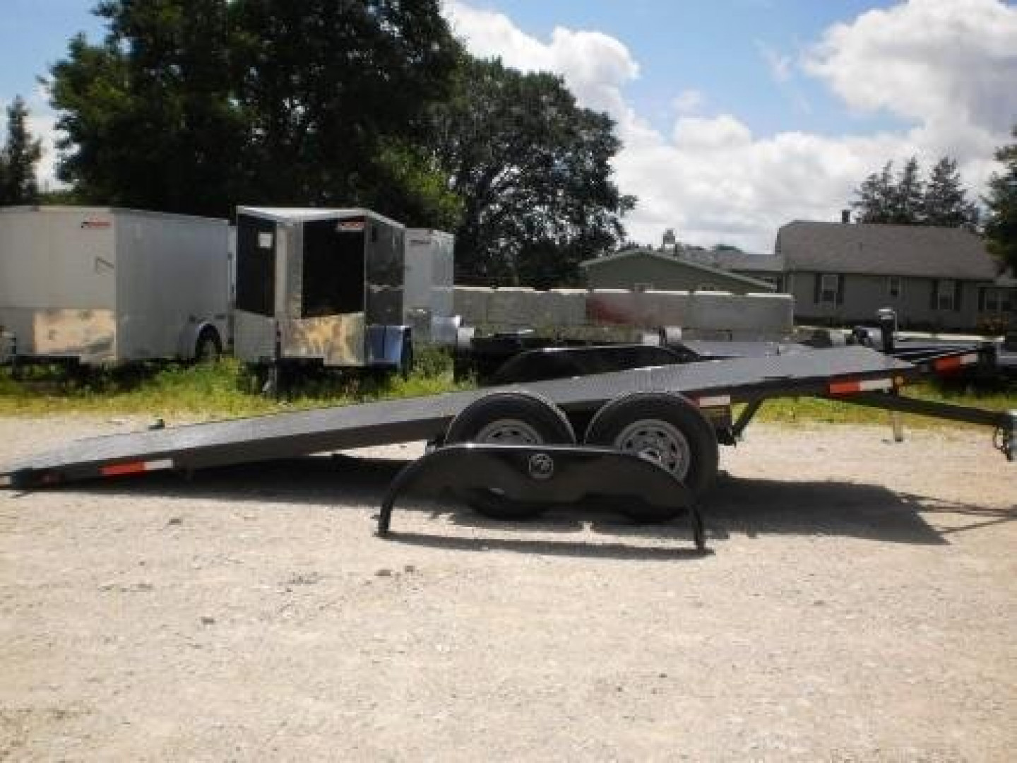 New 2025 KWIK LOAD TRAILERS 7x20 Steel Texas Rollback Auto Hauler Trailer Car / Racing Trailer