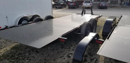 New 2025 KWIK LOAD TRAILERS 7x20 Steel Texas Rollback Auto Hauler Trailer Car / Racing Trailer