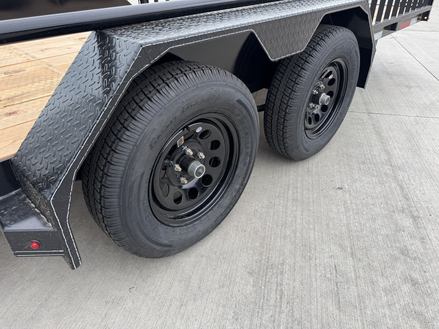 New NEW 2026 Double A 14’x83" Railside Utility Flatbed 2-3500lb axles = 7K with ATV Ramps