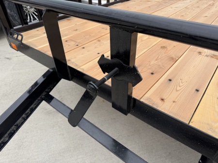 New NEW 2026 Double A 14’x83" Railside Utility Flatbed 2-3500lb axles = 7K with ATV Ramps