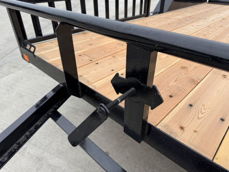 New NEW 2026 Double A 16’x83" Railside Utility Flatbed 2-3500lb axles = 7K With ATV side Ramps