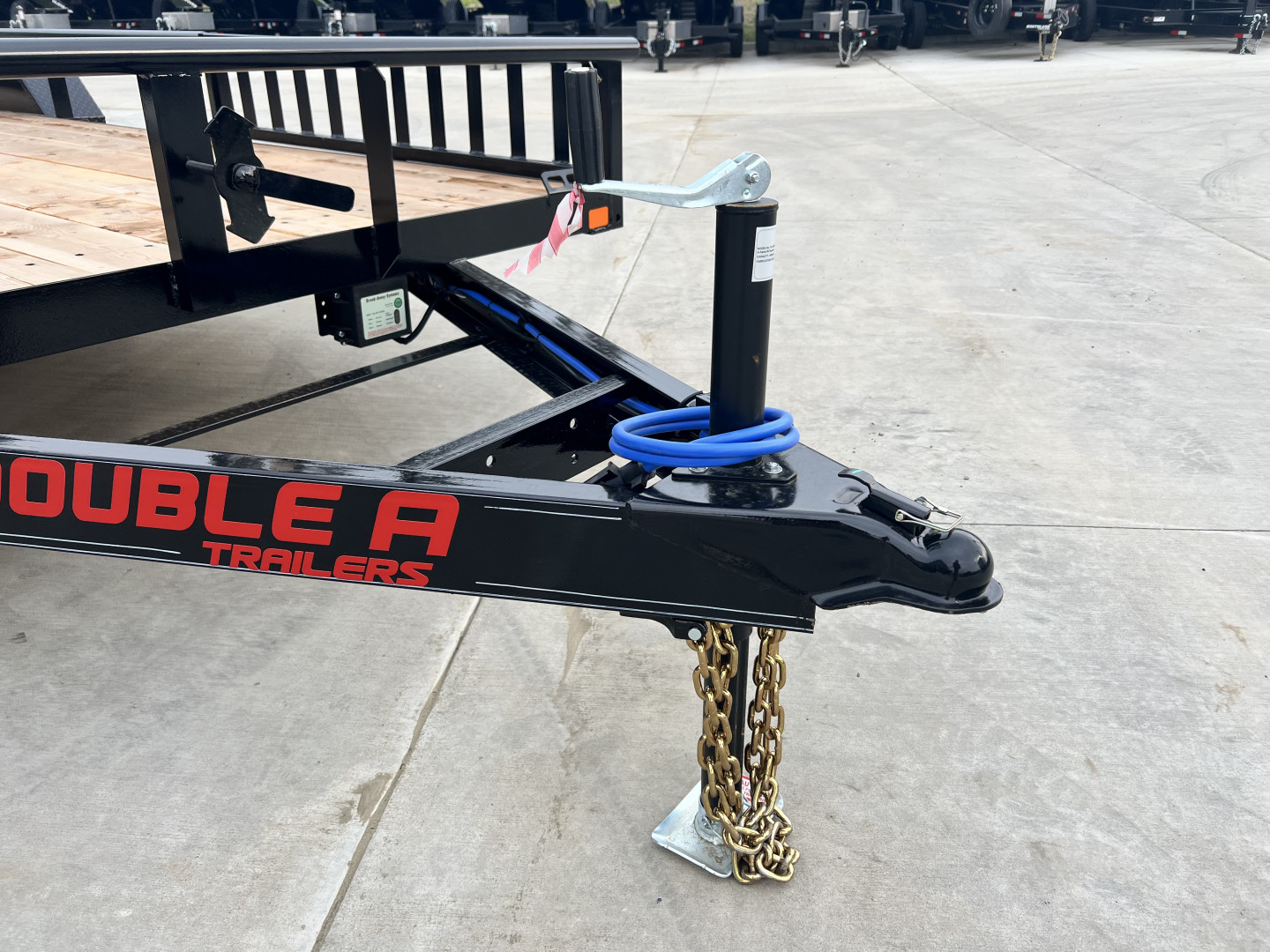 New NEW 2026 Double A 20’x83" Railside Utility Flatbed 2-3500lb axles = 7K With ATV side Ramps
