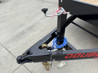 New NEW 2026 Double A 20’x83” flatbed Trailer 2-3500 lb axles=7K, dovetail, Slide In Ramps