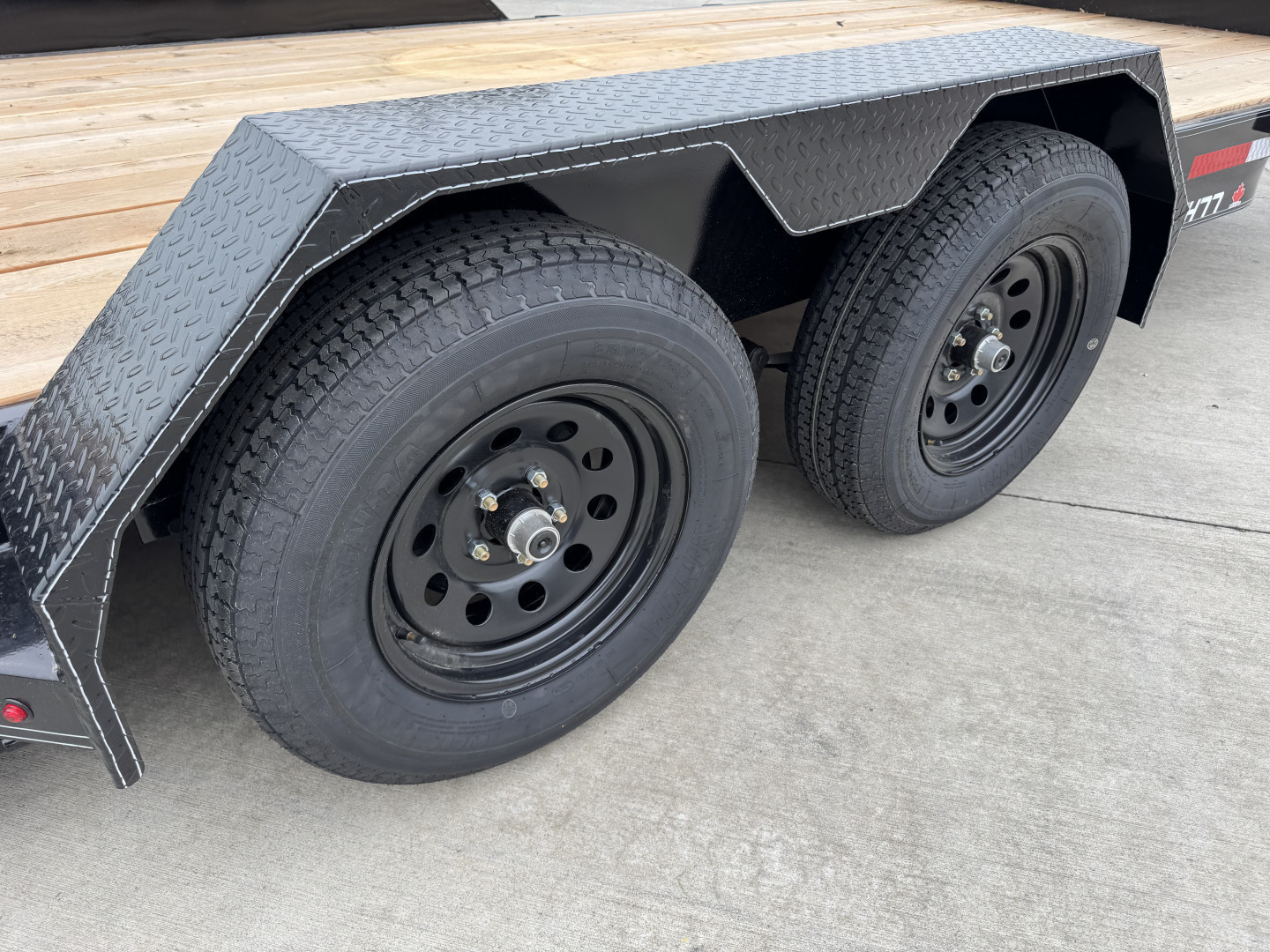 New NEW 2026 Double A 16’x83” flatbed Trailer 2-3500 lb axles=7K, dovetail, Slide In Ramps