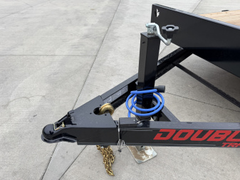 New NEW 2026 Double A 16’x83” flatbed Trailer 2-3500 lb axles=7K, dovetail, Slide In Ramps