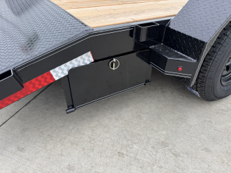 New NEW 2026 Double A 16’x83” flatbed Trailer 2-3500 lb axles=7K, dovetail, Slide In Ramps