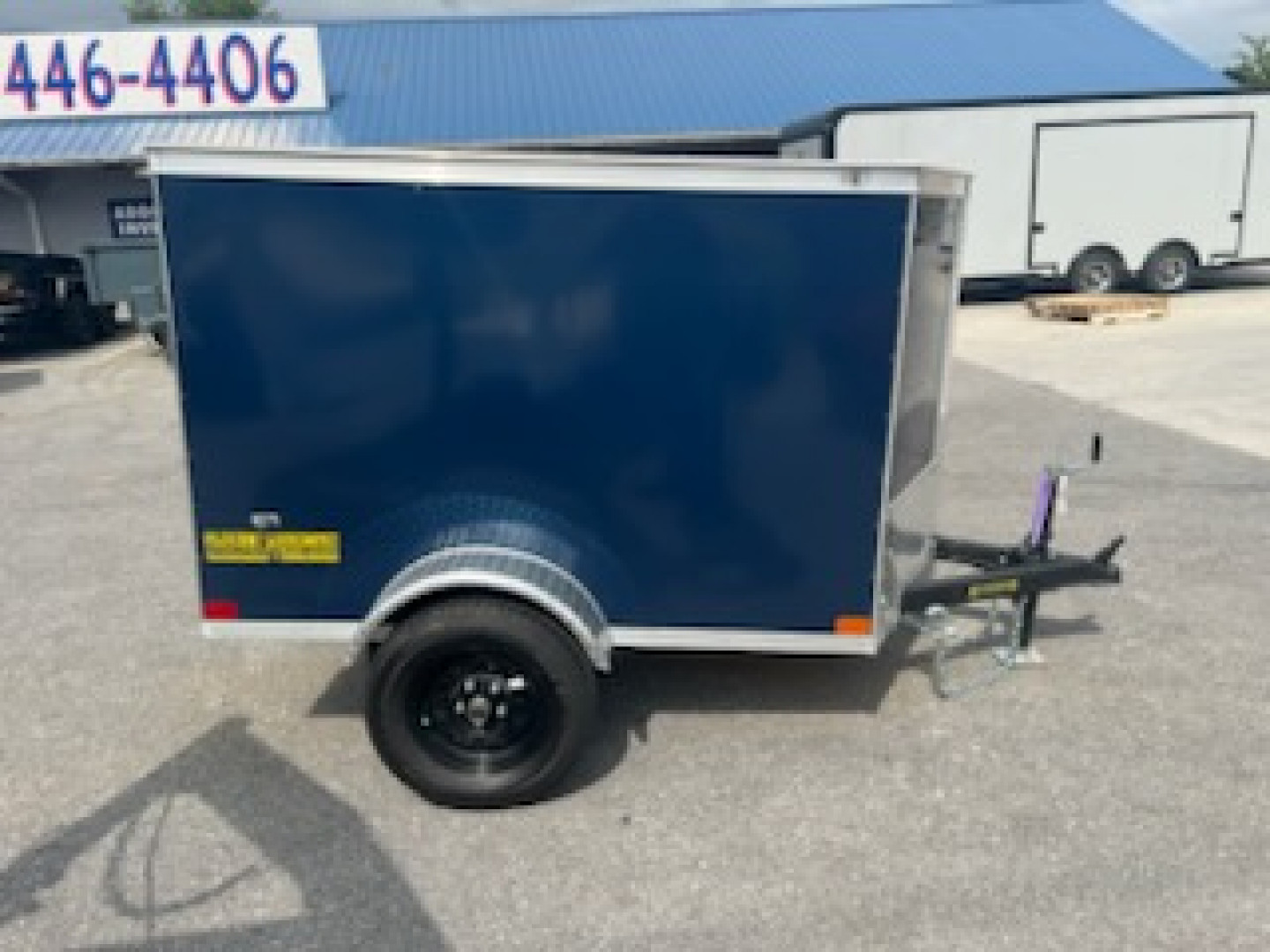 New 2025 Covered Wagon Trailers 4X6 SA POLY Cargo / Enclosed Trailer