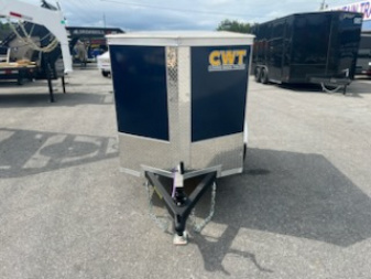 New 2025 Covered Wagon Trailers 4X6 SA POLY Cargo / Enclosed Trailer