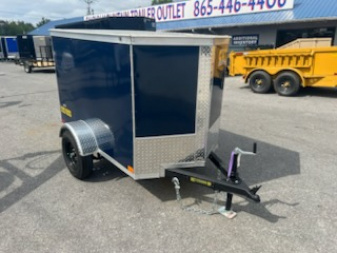 New 2025 Covered Wagon Trailers 4X6 SA POLY Cargo / Enclosed Trailer