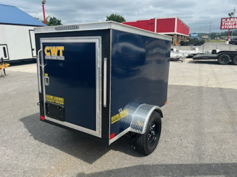 New 2025 Covered Wagon Trailers 4X6 SA POLY Cargo / Enclosed Trailer