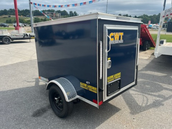New 2025 Covered Wagon Trailers 4X6 SA POLY Cargo / Enclosed Trailer