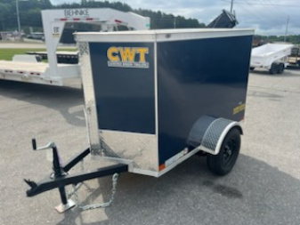 New 2025 Covered Wagon Trailers 4X6 SA POLY Cargo / Enclosed Trailer