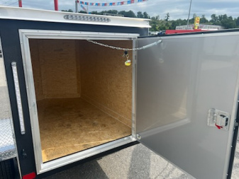 New 2025 Covered Wagon Trailers 4X6 SA POLY Cargo / Enclosed Trailer