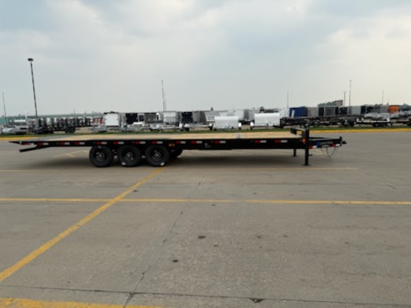 New 2026 Load Trail PE0230073 30' Tilt Equipment Trailer 24'+6' stationary