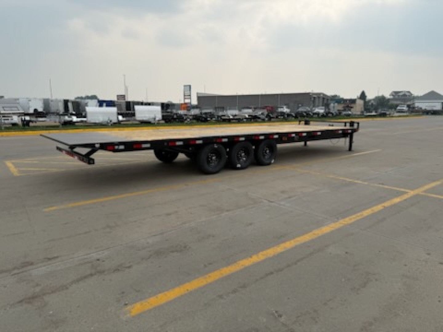 New 2026 Load Trail PE0230073 30' Tilt Equipment Trailer 24'+6' stationary