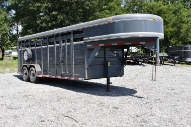 Used 2002 CornPro SG-20 7S Stock / Stock Combo Trailer
