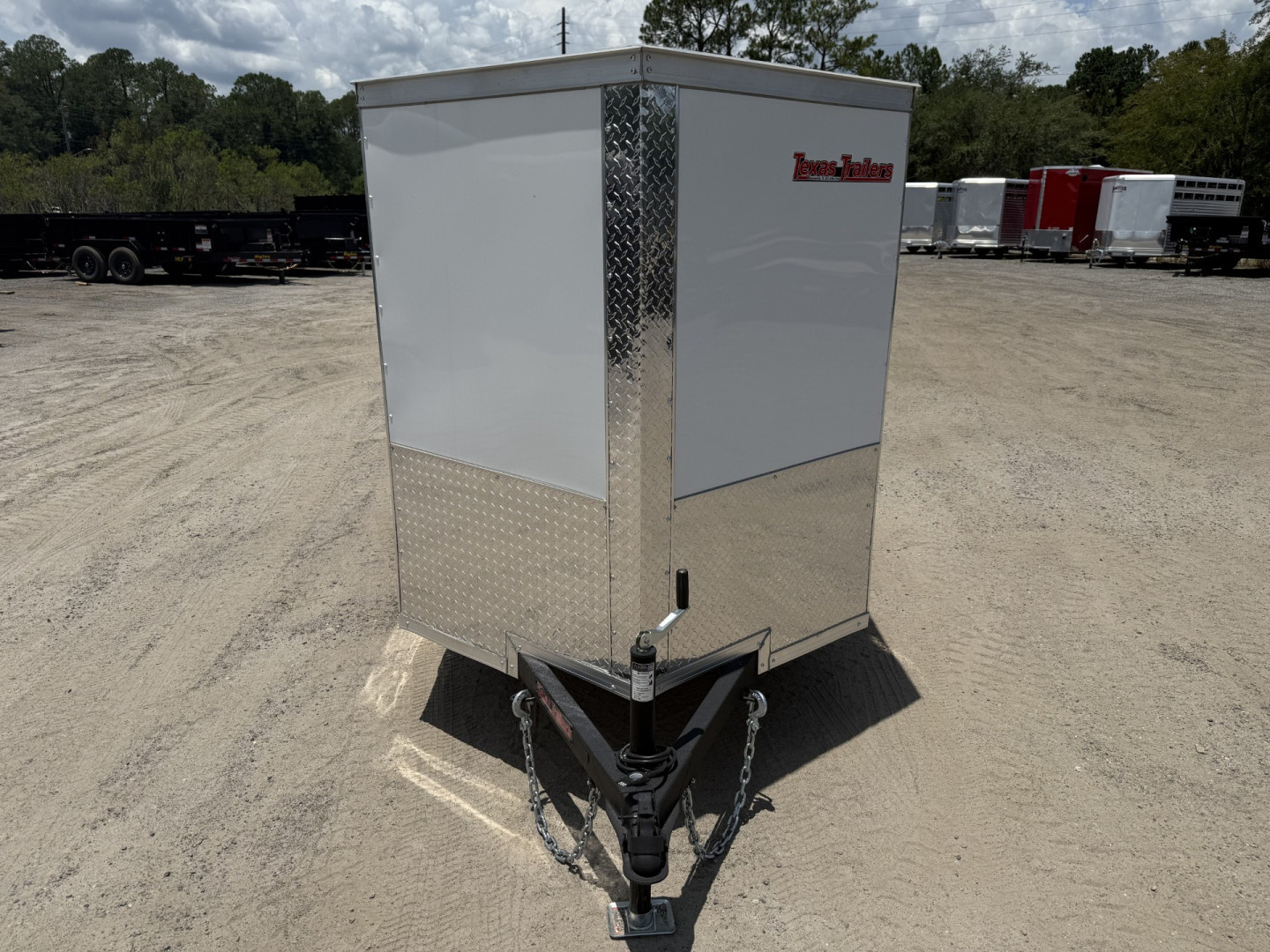 New TX5X8SA TEXAS TRAILERS 5' X 8' CARGO / ENCLOSED TRAILER W/ DOUBLE REAR DOORS & SIDE DOOR