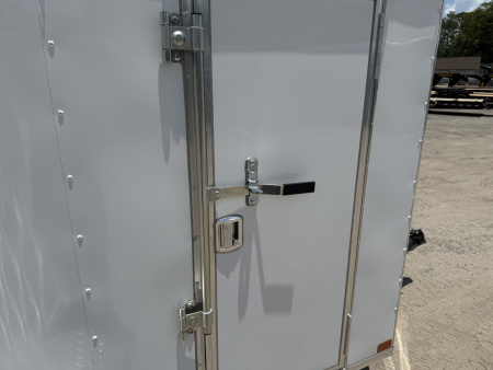 New TX5X8SA TEXAS TRAILERS 5' X 8' CARGO / ENCLOSED TRAILER W/ DOUBLE REAR DOORS & SIDE DOOR