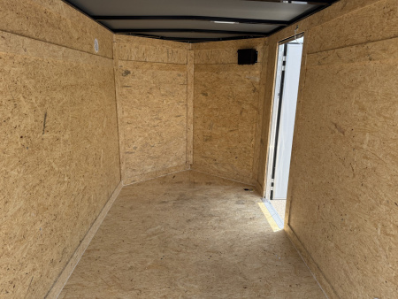 New TX5X8SA TEXAS TRAILERS 5' X 8' CARGO / ENCLOSED TRAILER W/ DOUBLE REAR DOORS & SIDE DOOR